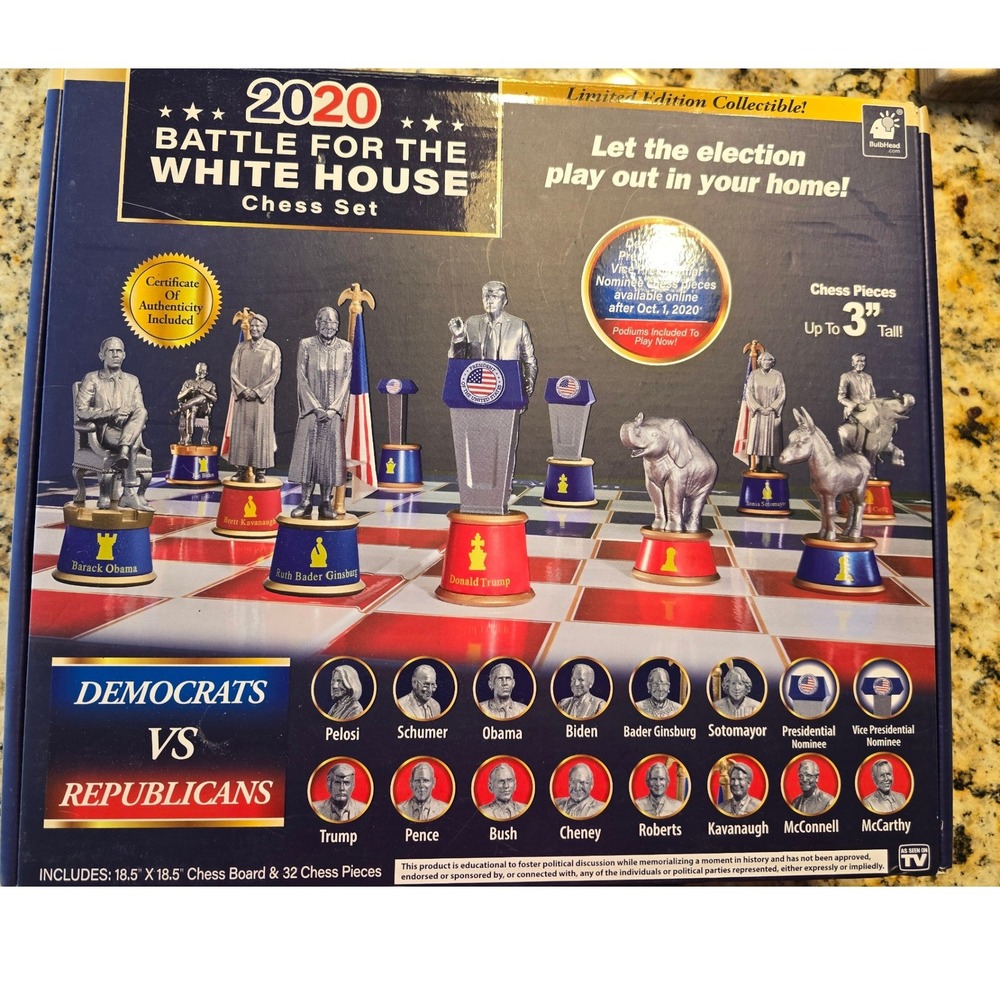 2020 Battle for the White House Chess‎ Set Limited Edition Collectible
